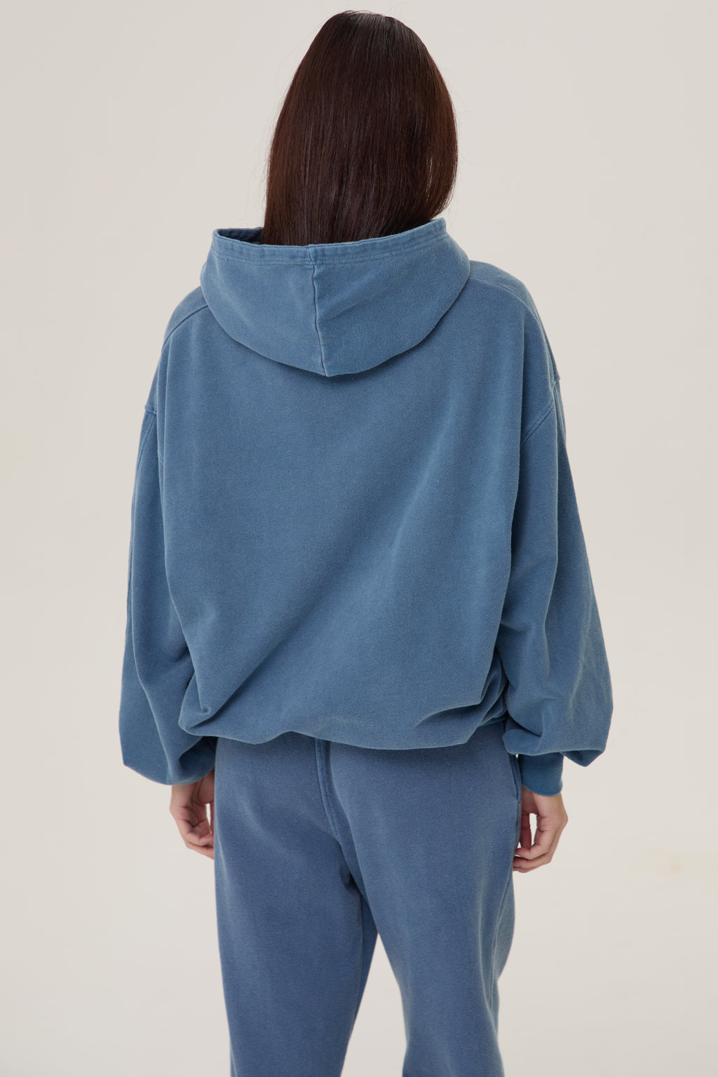 Pennbury Relaxed Fit Varsity Hoodie - Vintage Navy