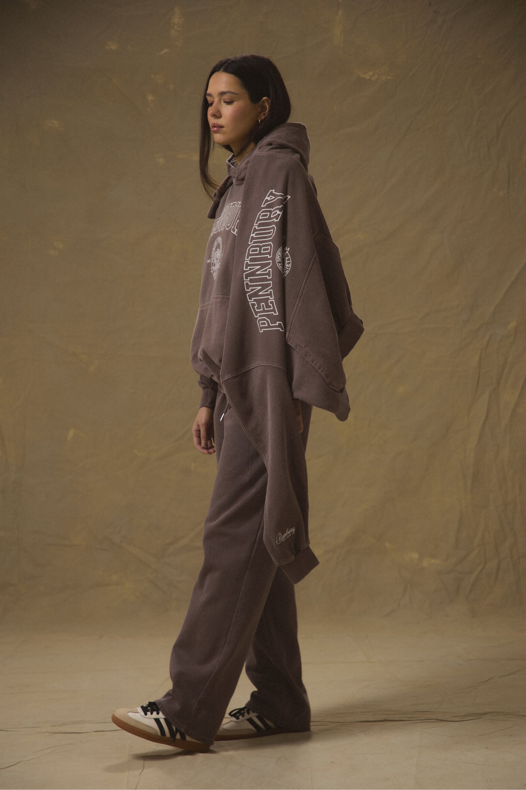 Pennbury Relaxed Fit Grove Hoodie - Mocha