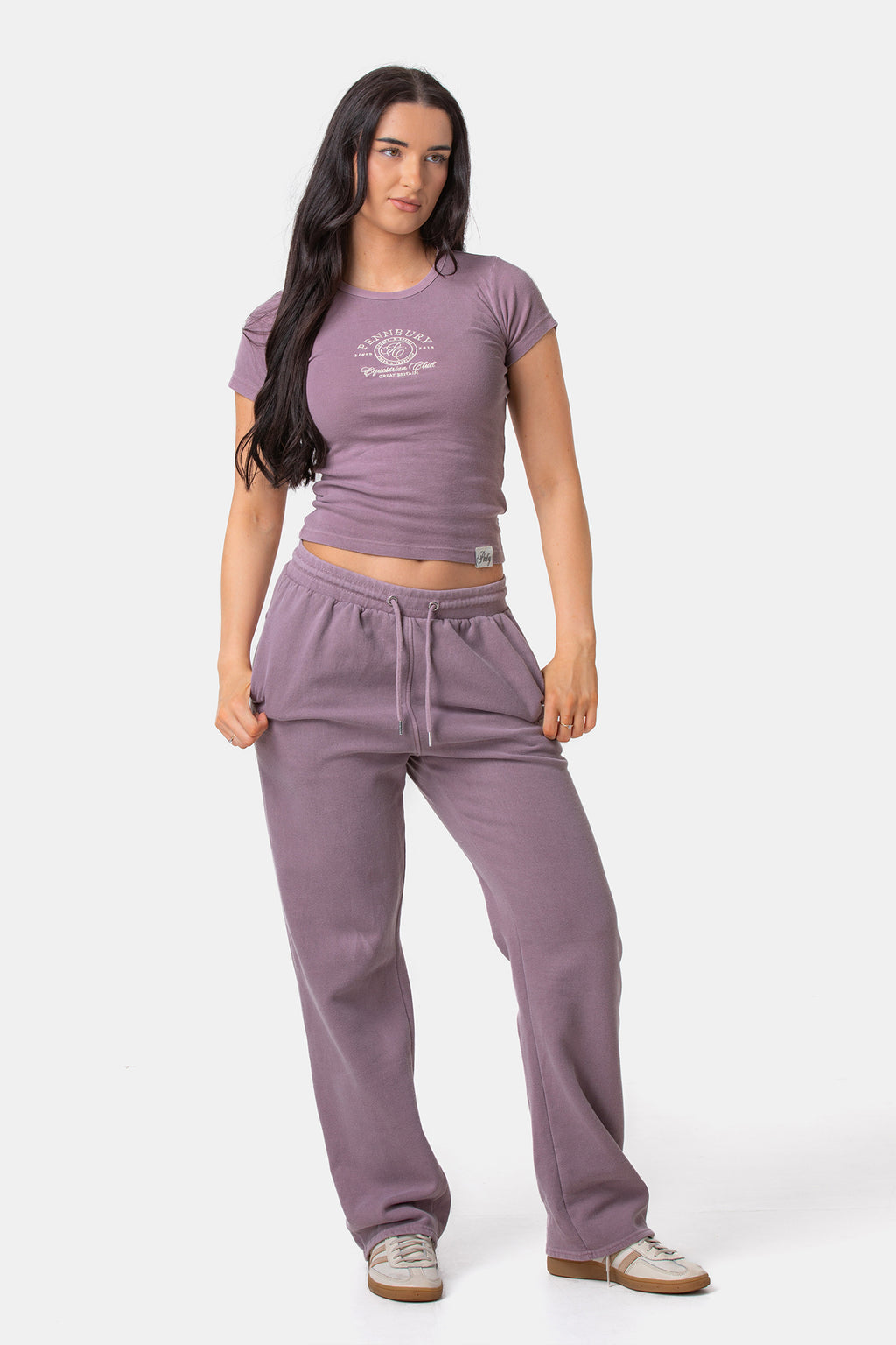 Dusky Mauve Straight Fit Joggers