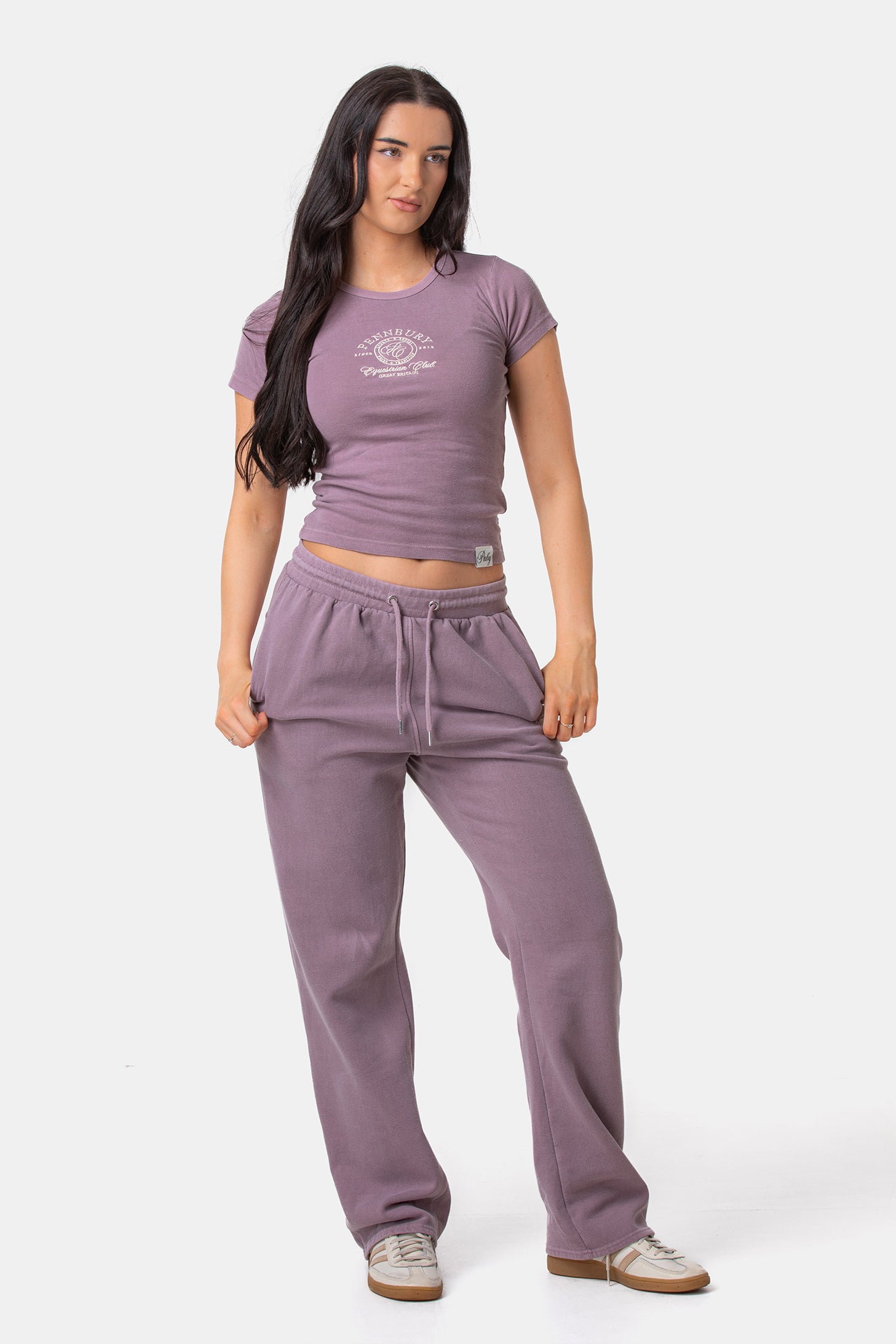 Dusky Mauve Straight Fit Joggers