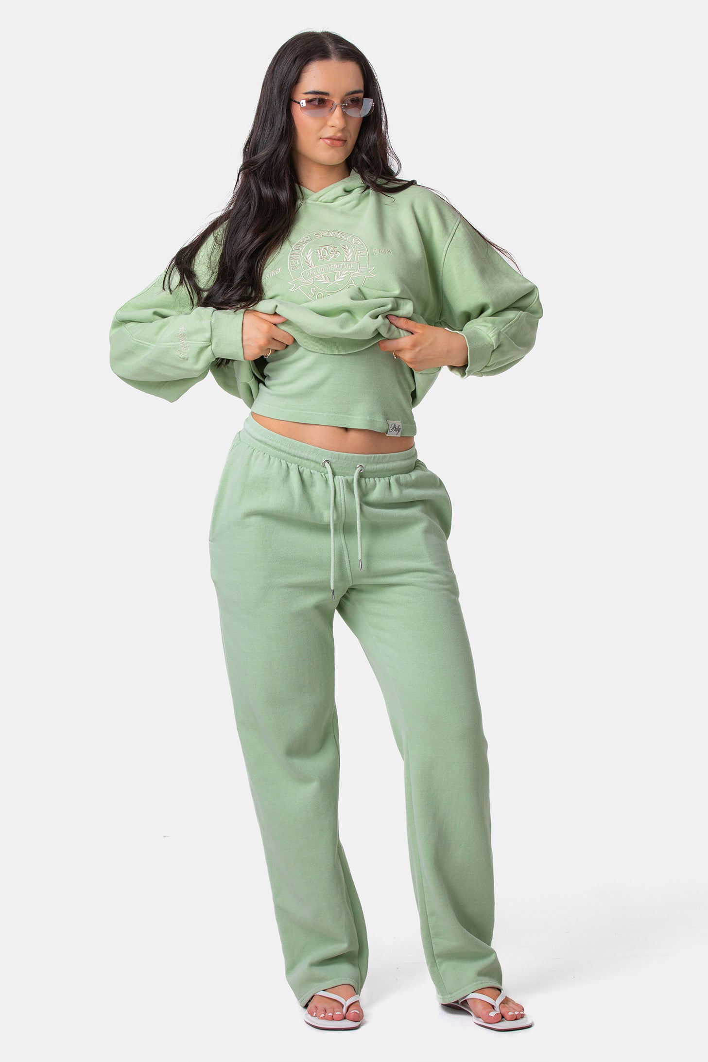 Soft Matcha Straight Fit Joggers