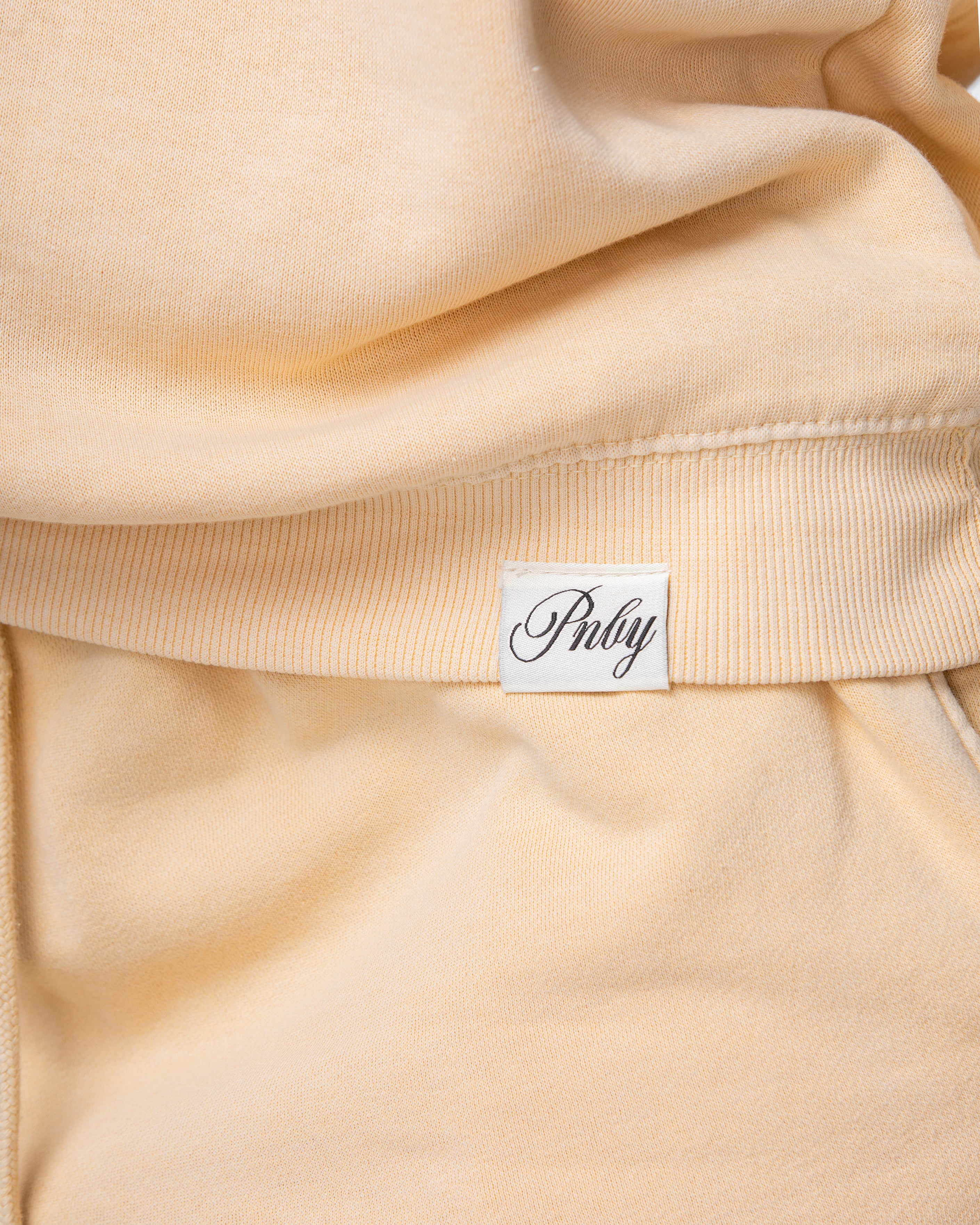 Buttermilk Funnel Neck 1/4 Zip Sweat