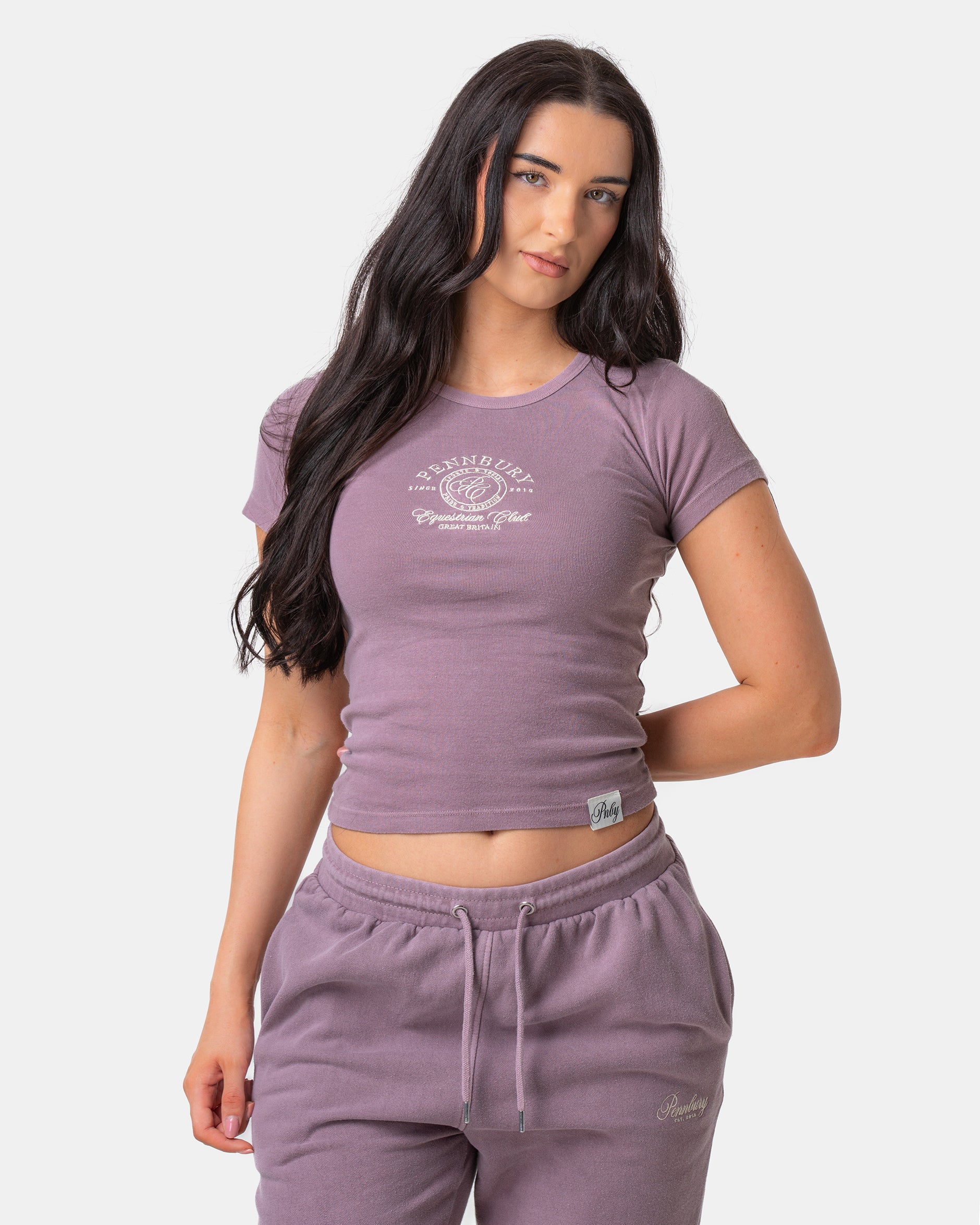 Dusky Mauve Straight Fit Joggers