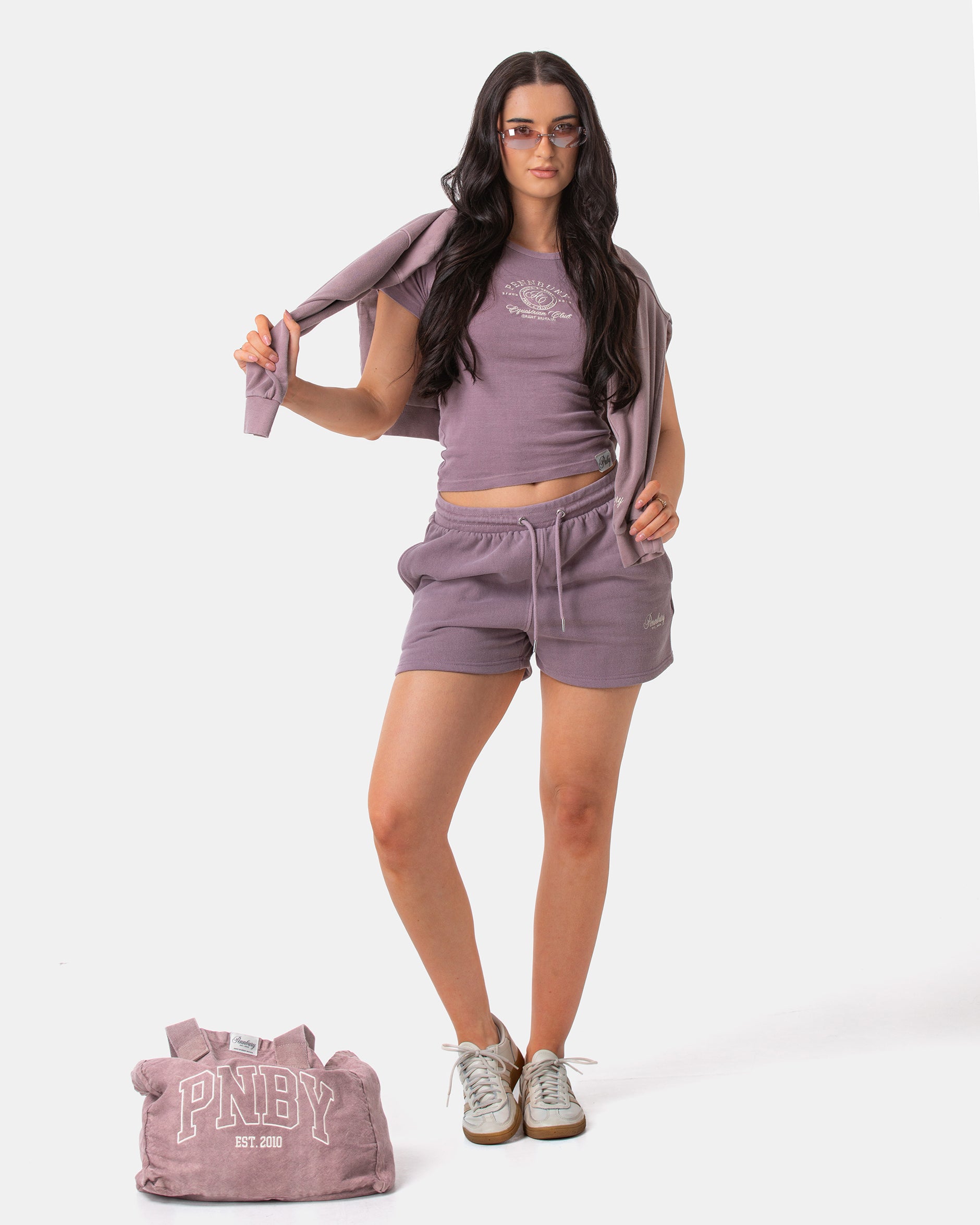 Dusky Mauve Sweat Shorts