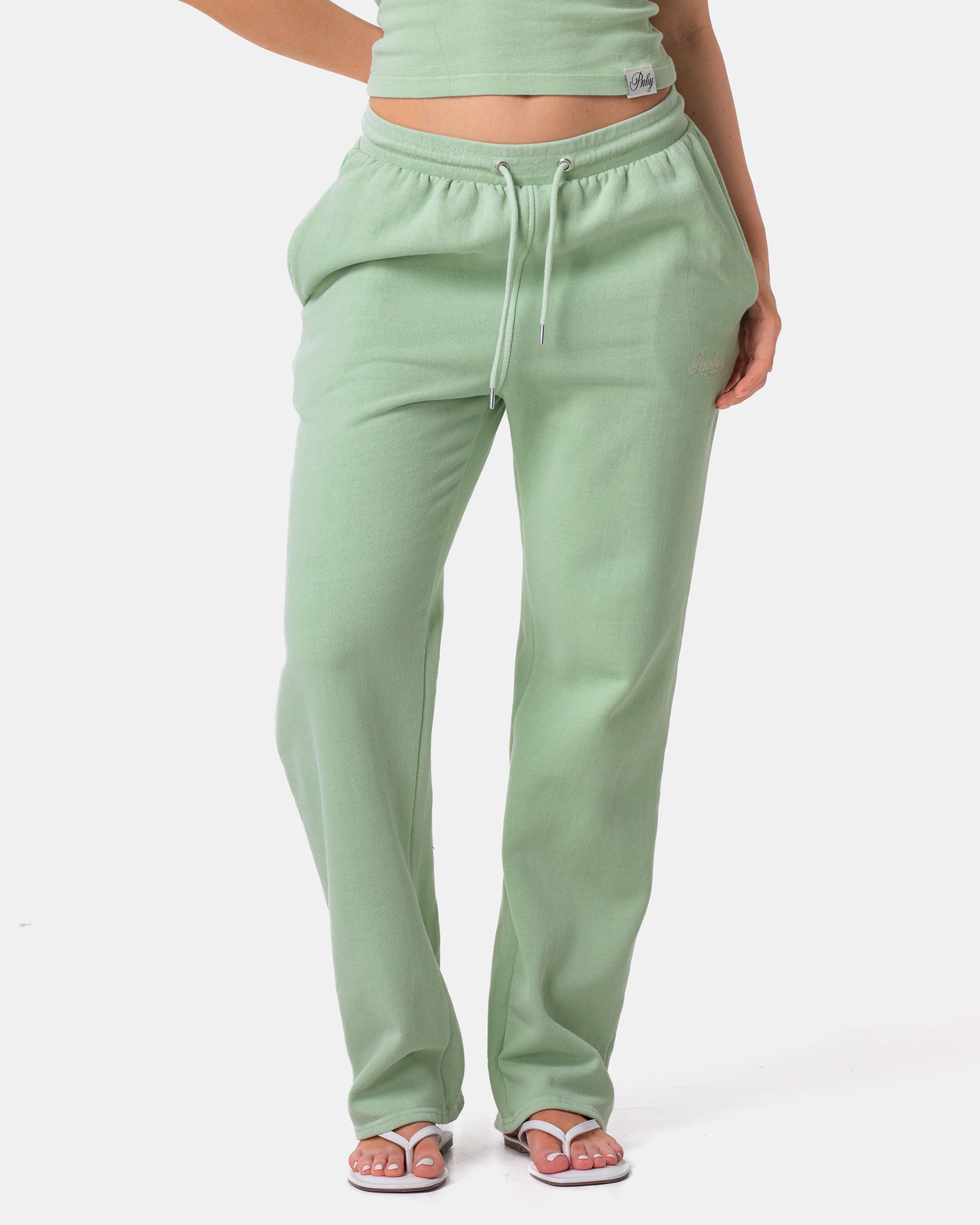 Soft Matcha Straight Fit Joggers
