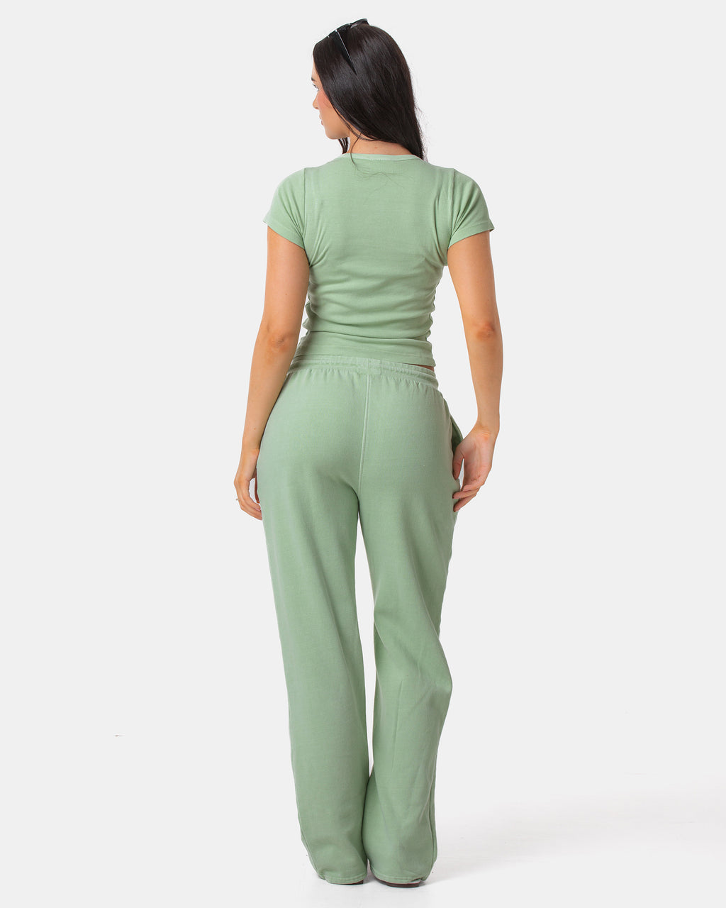 Soft Matcha Straight Fit Joggers