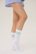 Pennbury Collage Sports Socks - White